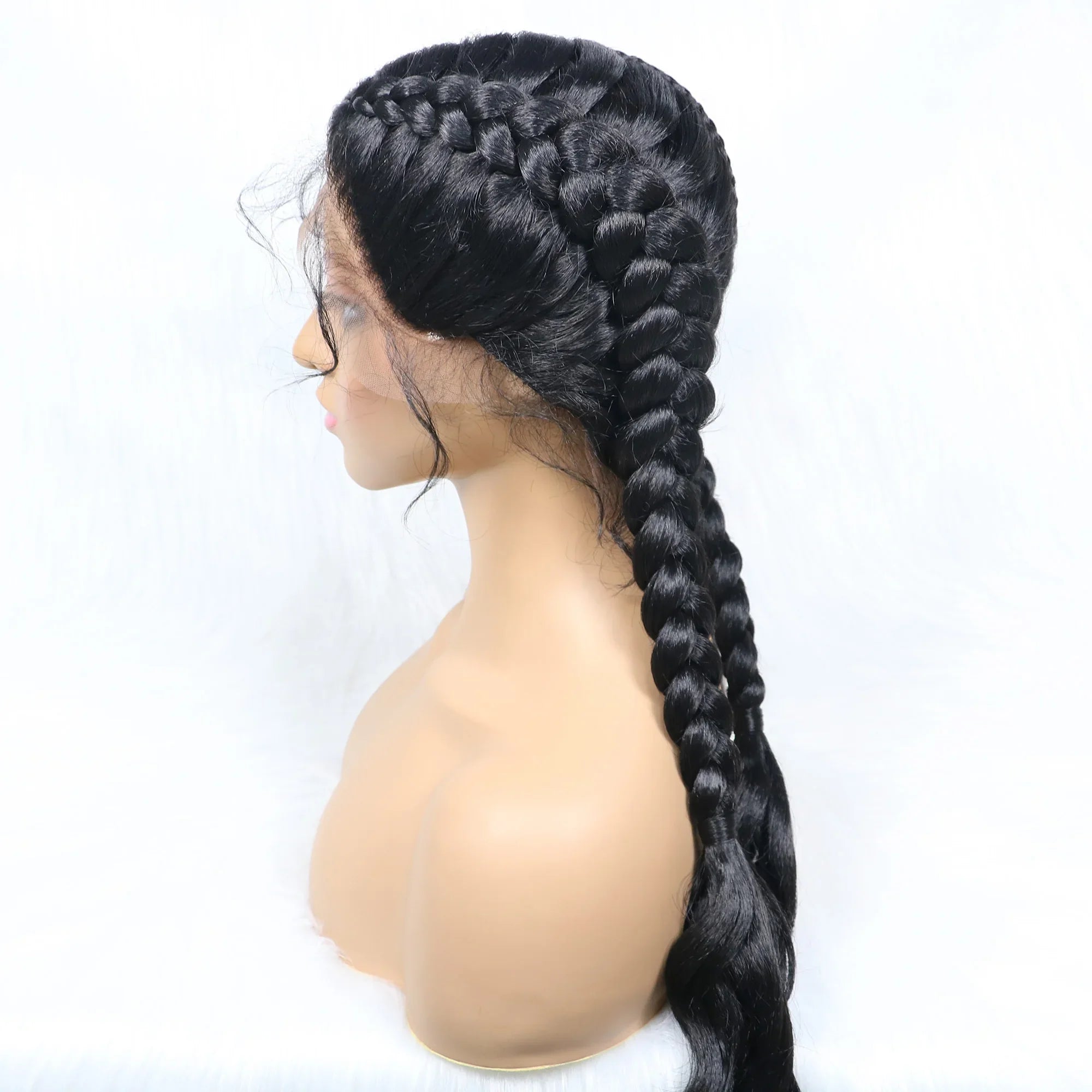KIMA Double Dutch Braids Wig | Natural Wave Hair & Baby Hair