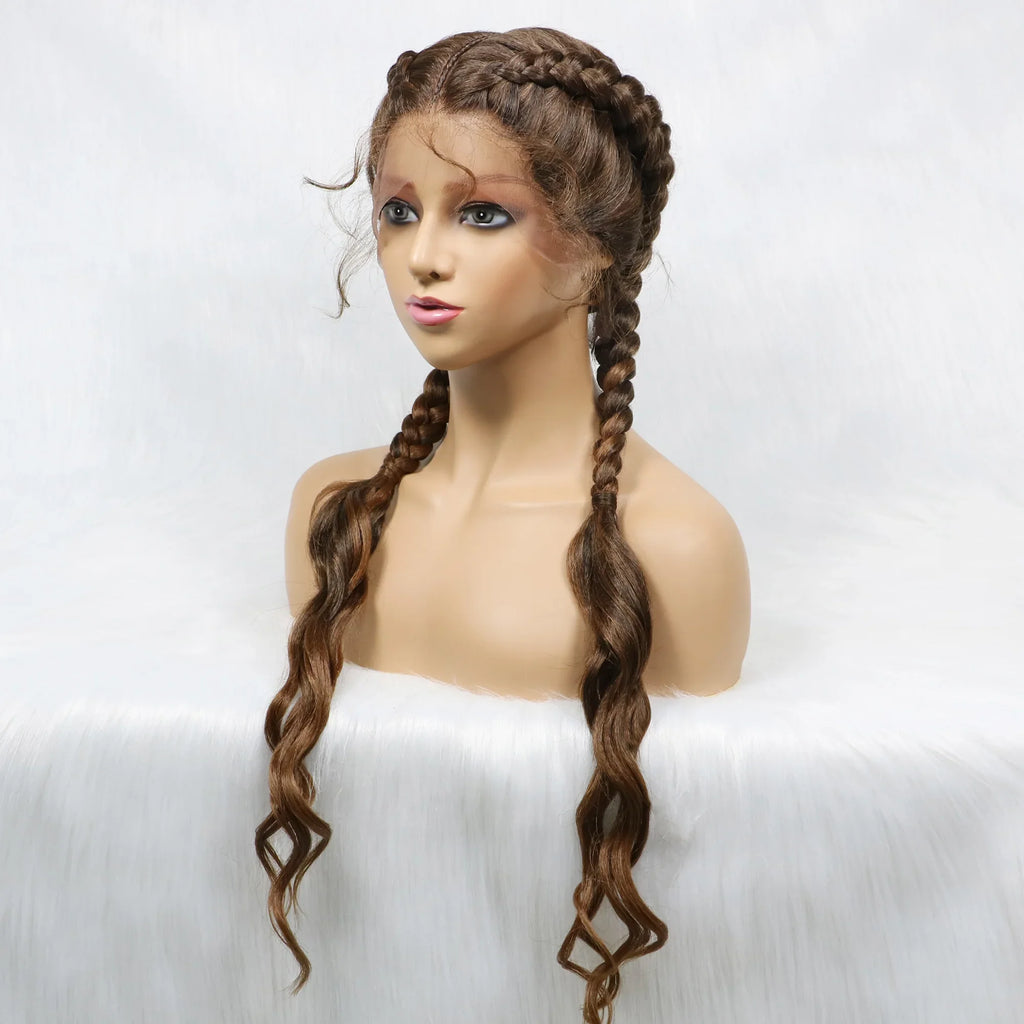 KIMA Double Dutch Braids Wig | Natural Wave Hair & Baby Hair