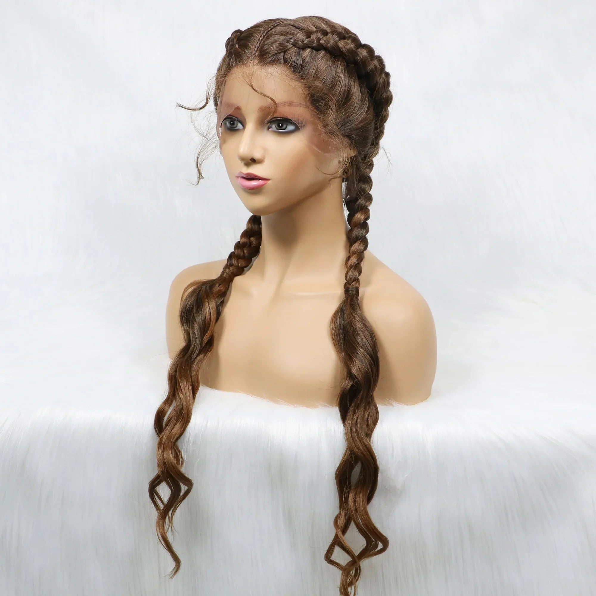 KIMA Double Dutch Braids Wig | Natural Wave Hair & Baby Hair