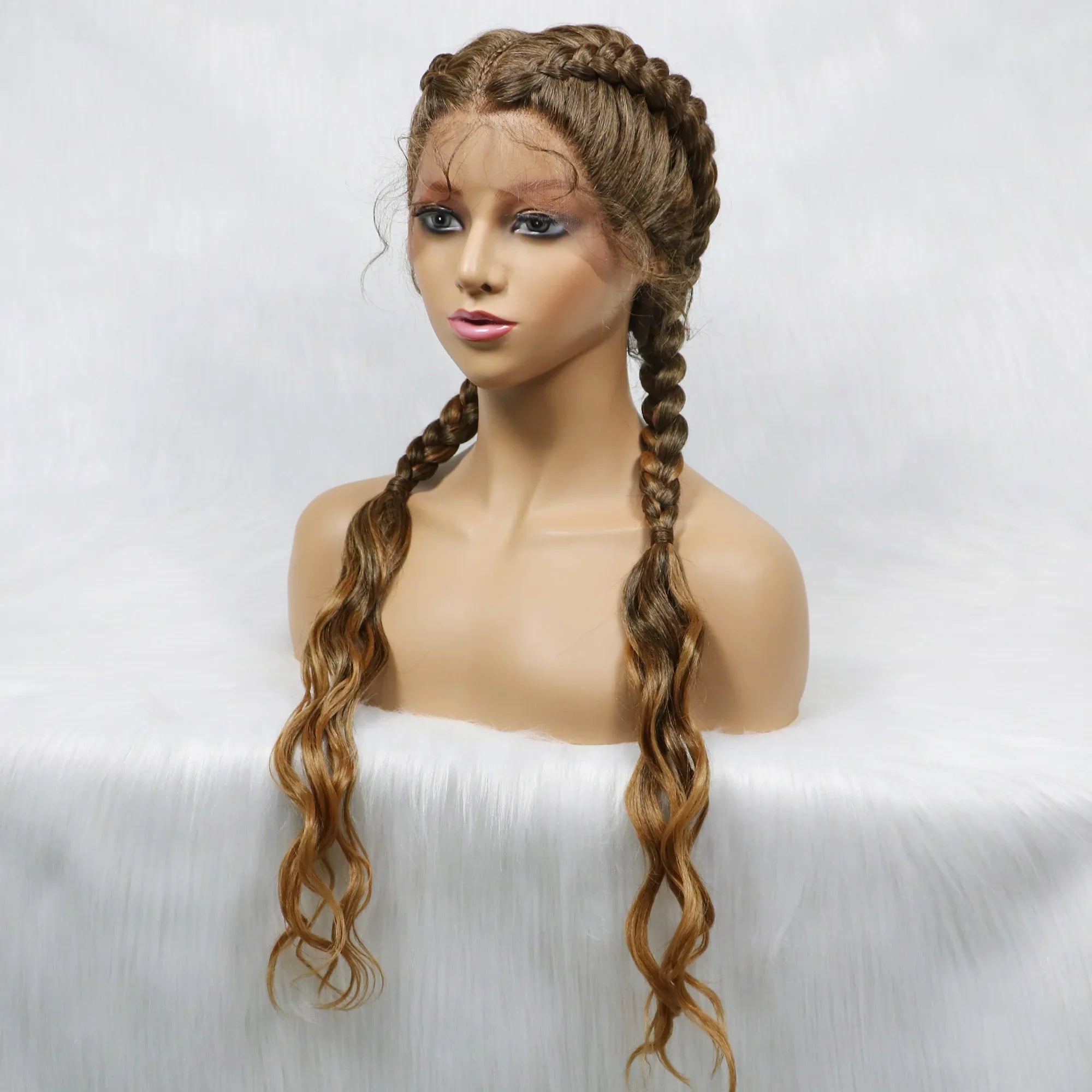 KIMA Double Dutch Braids Wig | Natural Wave Hair & Baby Hair