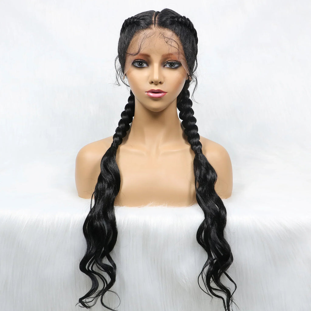 KIMA Double Dutch Braids Wig | Natural Wave Hair & Baby Hair