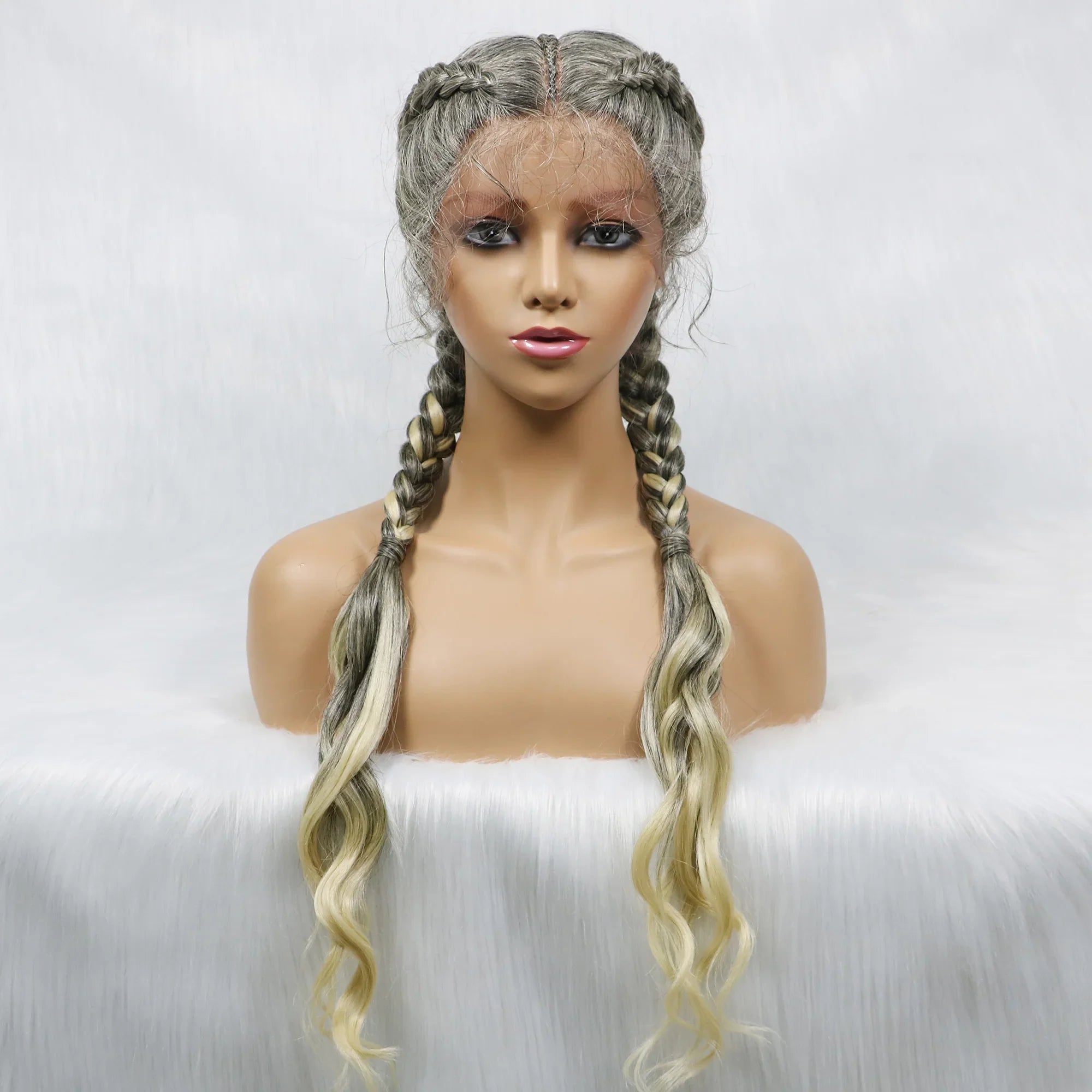 KIMA Double Dutch Braids Wig | Natural Wave Hair & Baby Hair