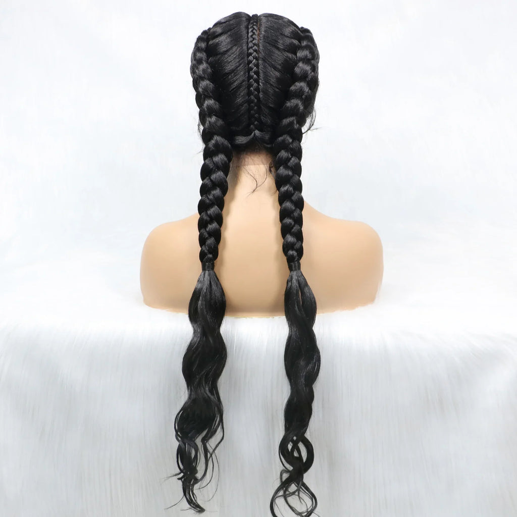 KIMA Double Dutch Braids Wig | Natural Wave Hair & Baby Hair