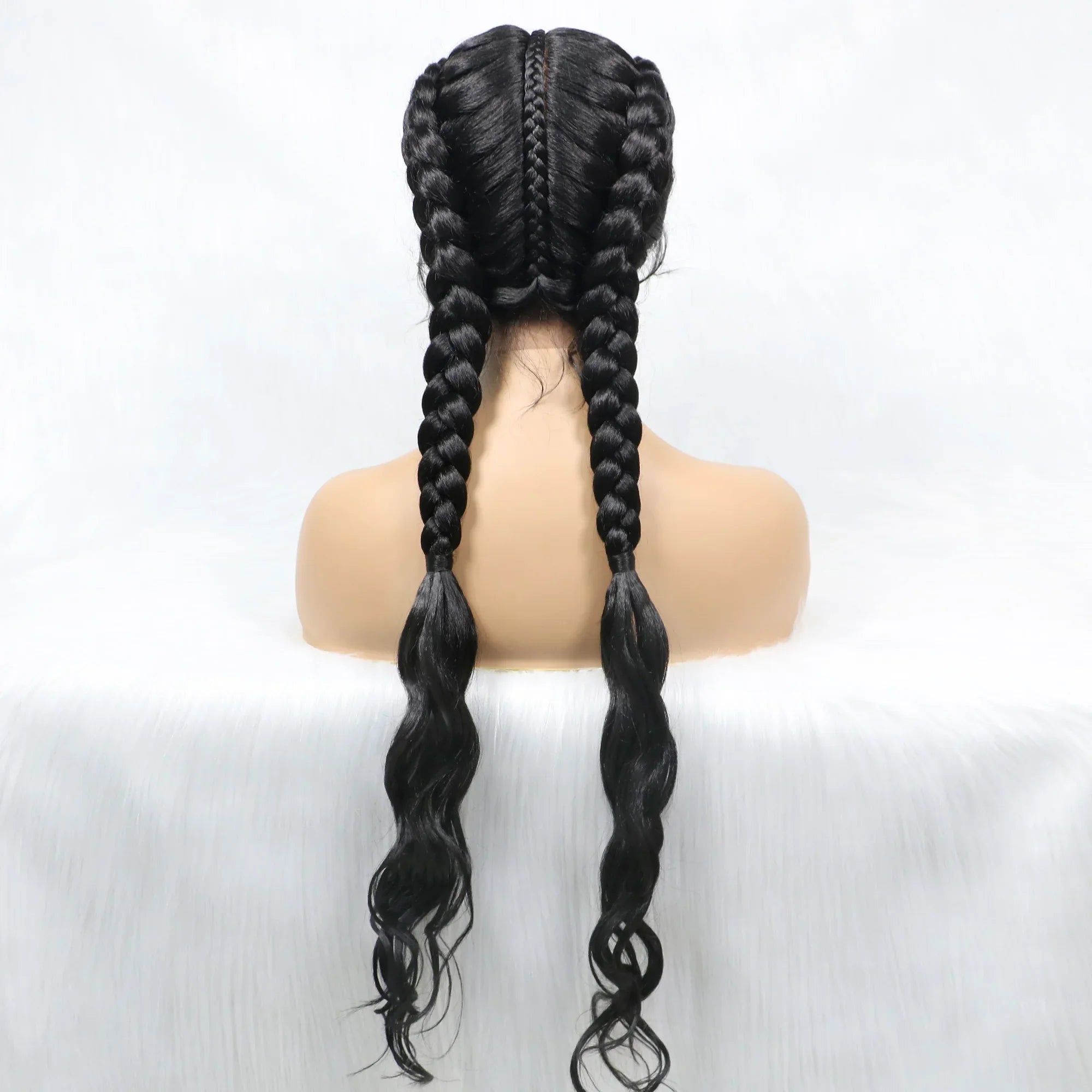 KIMA Double Dutch Braids Wig | Natural Wave Hair & Baby Hair