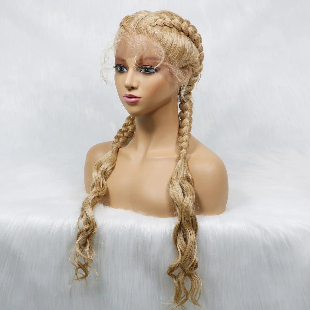 KIMA Double Dutch Braids Wig | Natural Wave Hair & Baby Hair