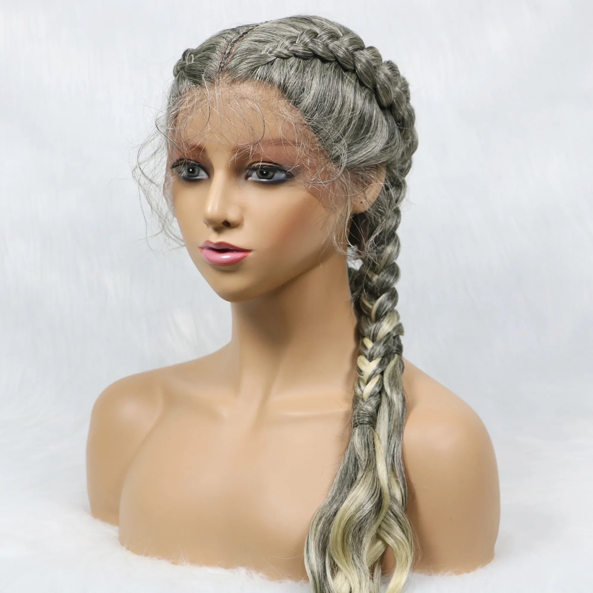 KIMA Double Dutch Braids Wig | Natural Wave Hair & Baby Hair