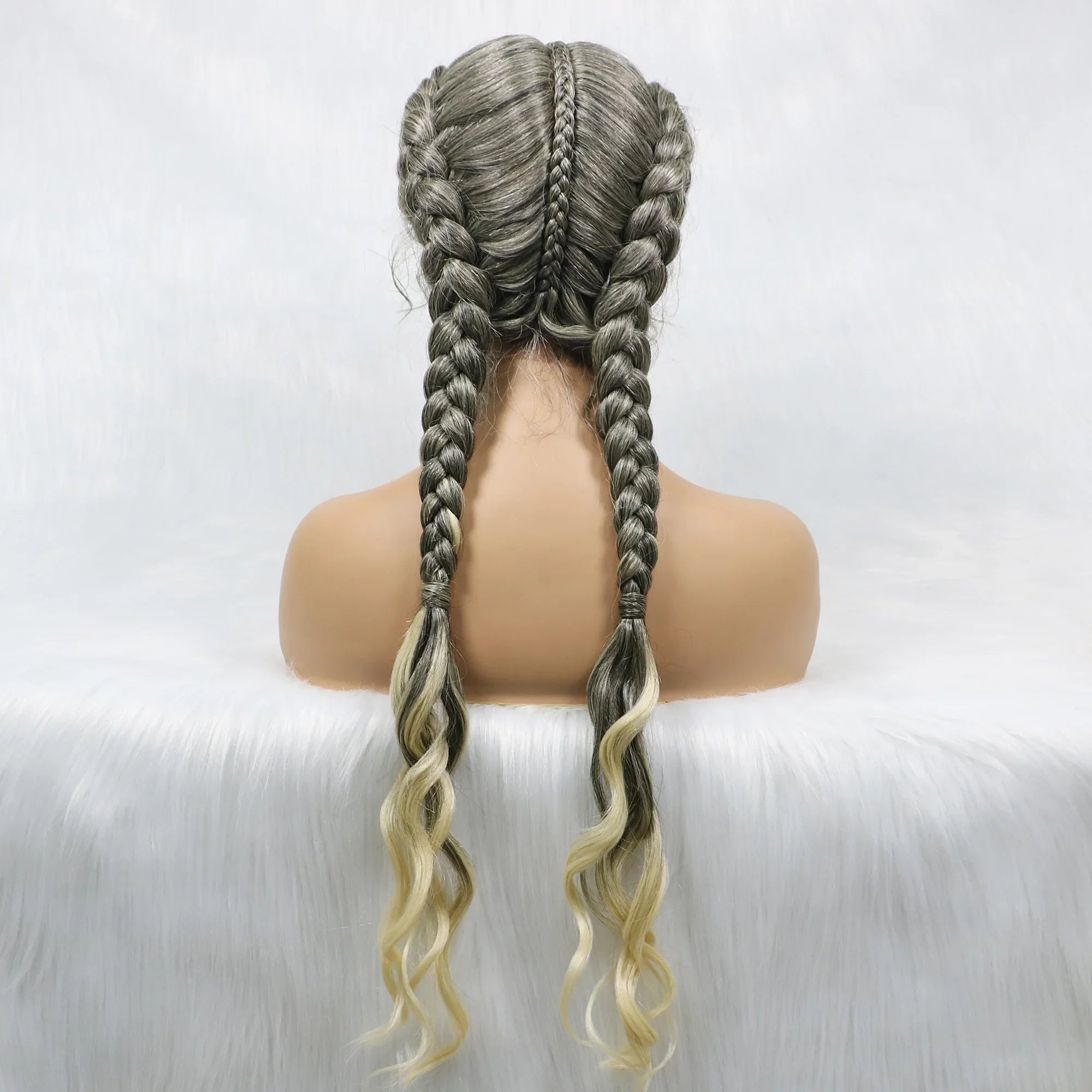 KIMA Double Dutch Braids Wig | Natural Wave Hair & Baby Hair