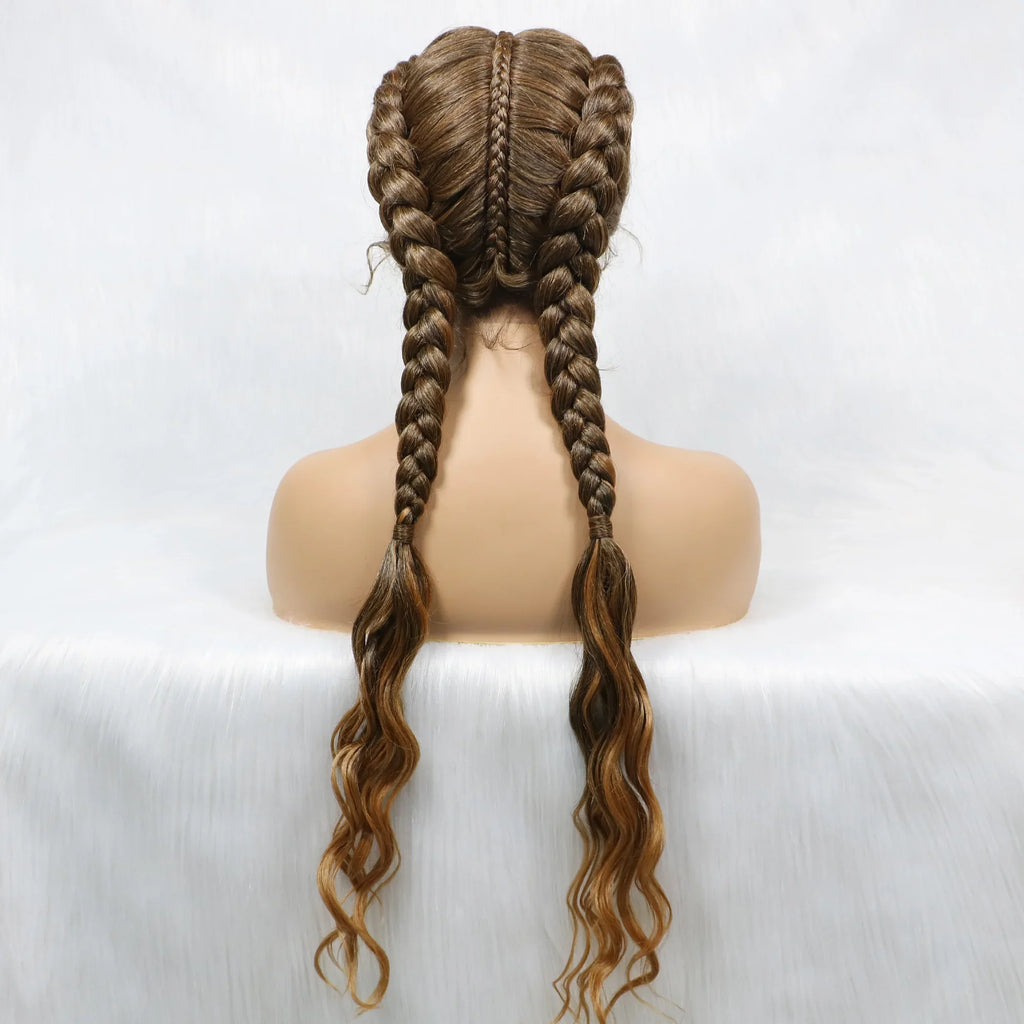 KIMA Double Dutch Braids Wig | Natural Wave Hair & Baby Hair