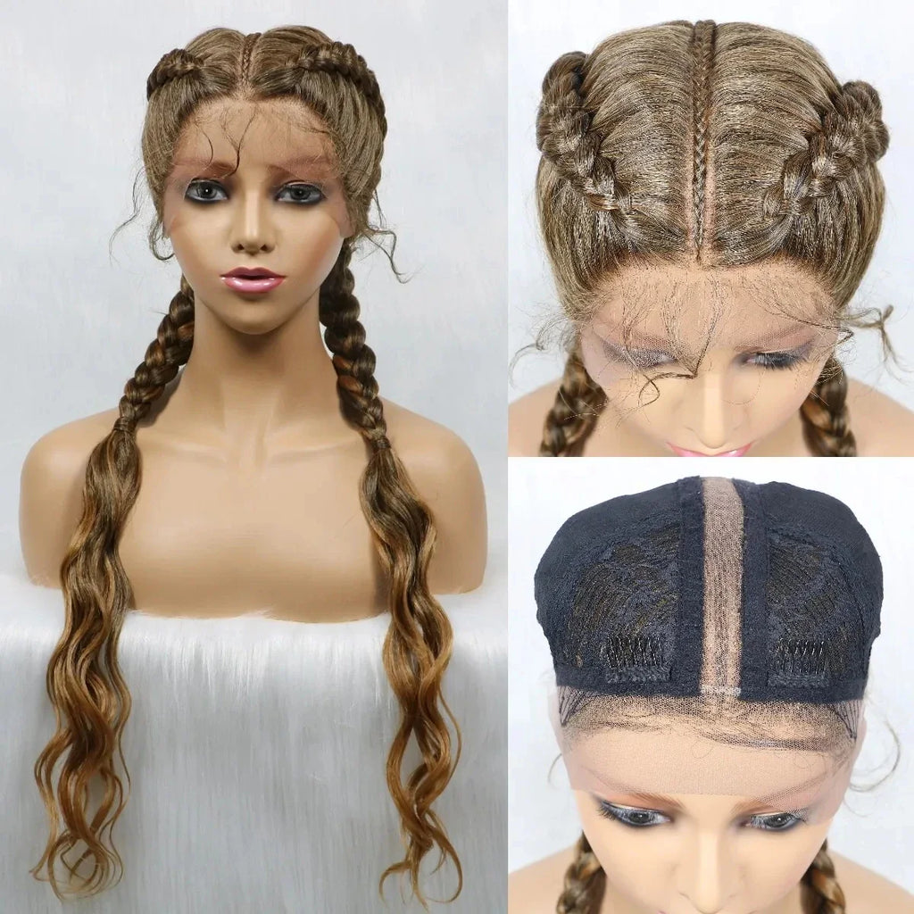 KIMA Double Dutch Braids Wig | Natural Wave Hair & Baby Hair