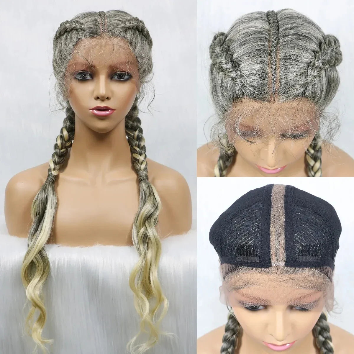 KIMA Double Dutch Braids Wig | Natural Wave Hair & Baby Hair