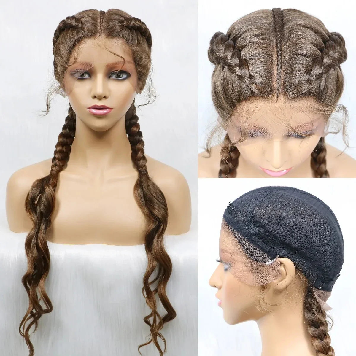 KIMA Double Dutch Braids Wig | Natural Wave Hair & Baby Hair