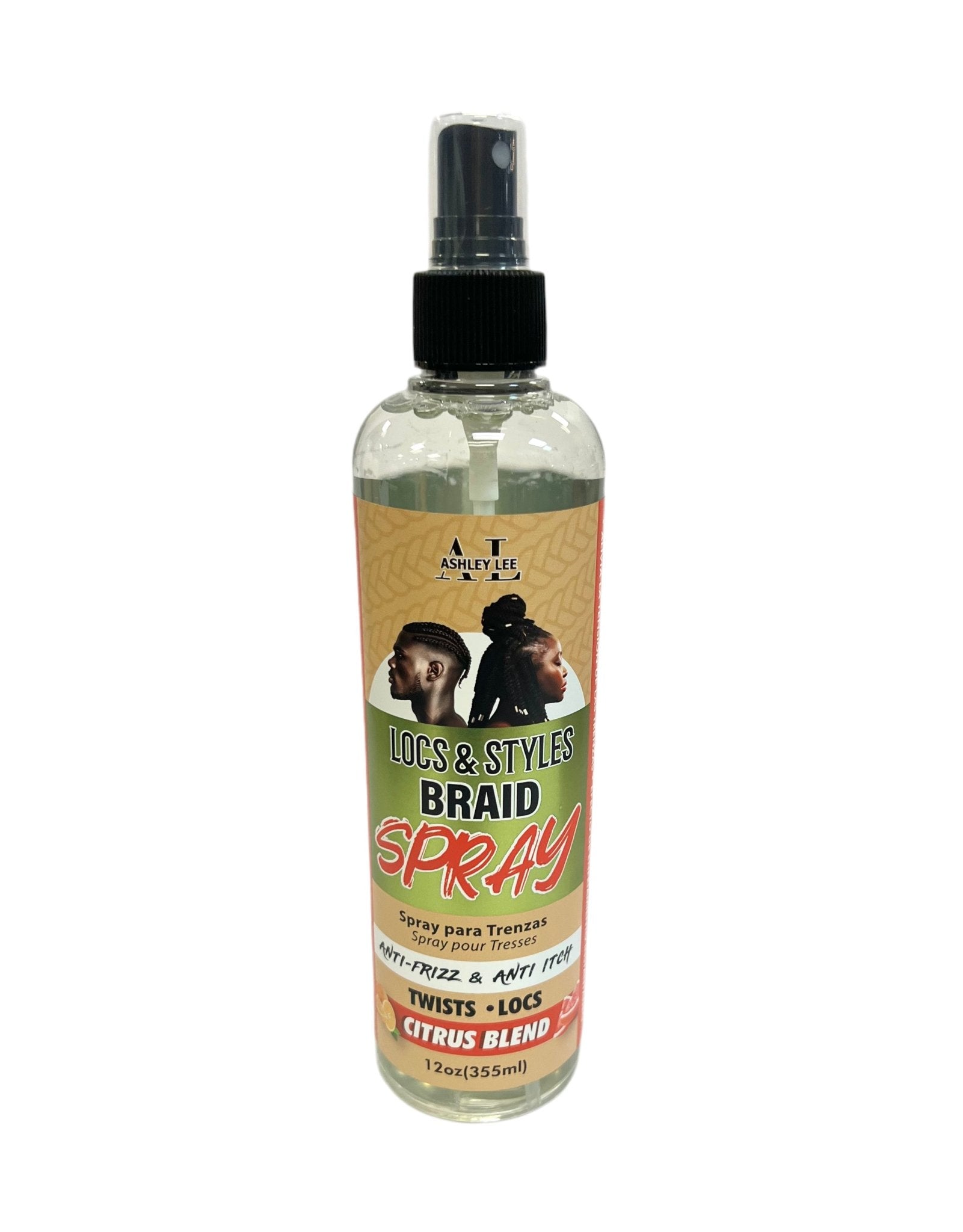 Ashlee Lee Locs & Styles Braid Spray Twists - Locs ( Citrus Blend ) 12 fl oz