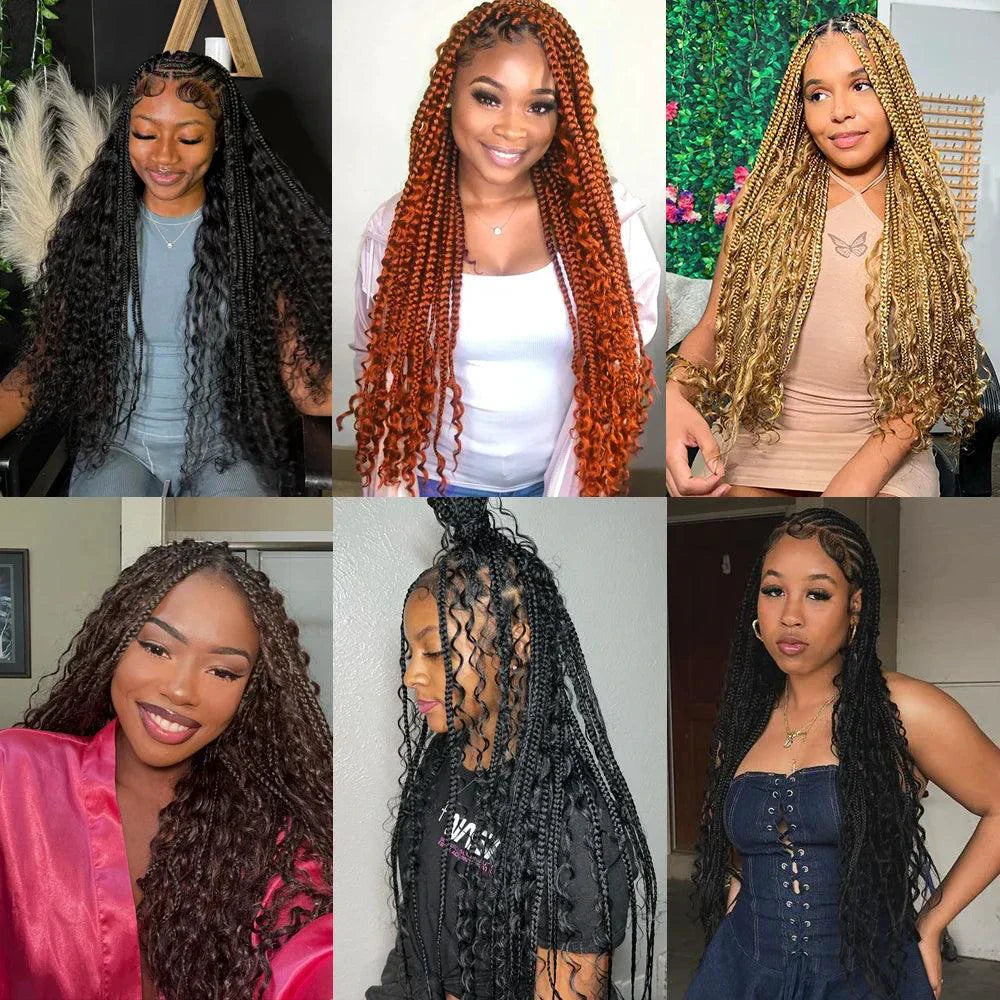 Human Hair 20" Braiding Bundle - Deep Wave Highlight P4/27 for Gorgeous Styles