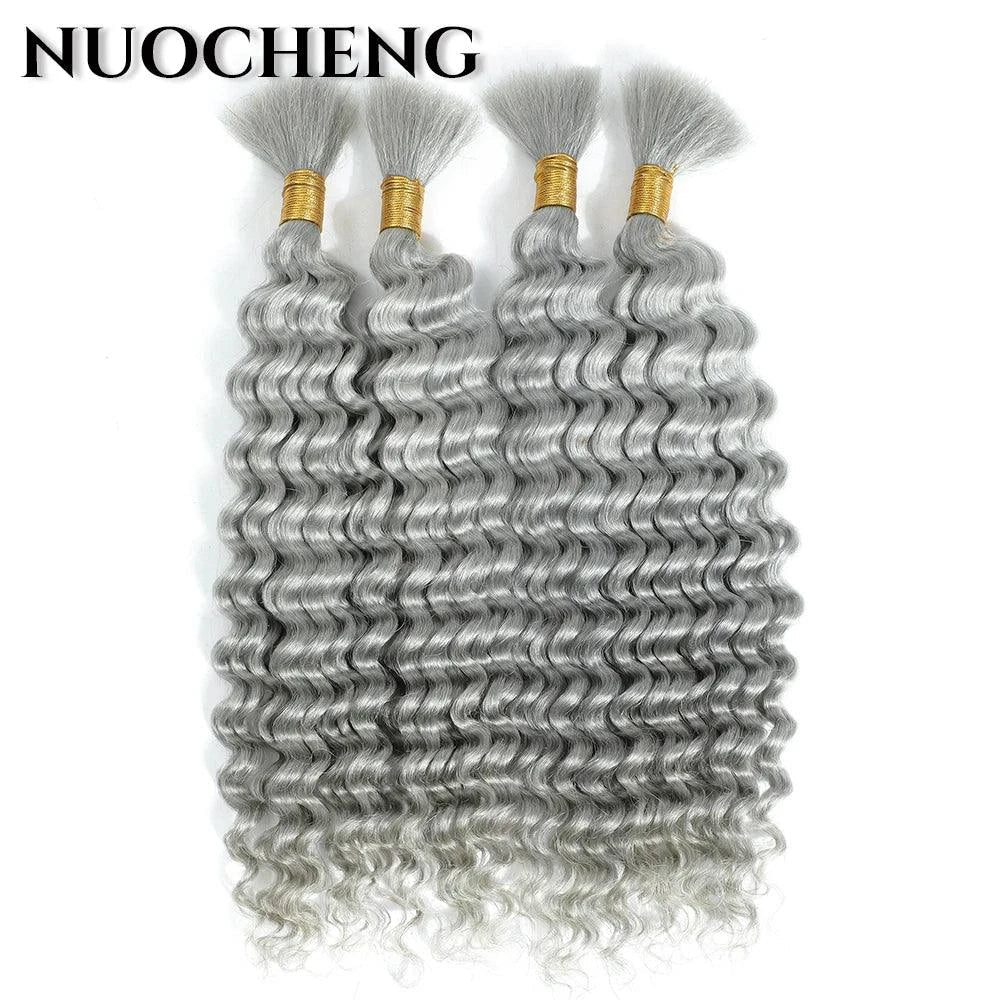 Human Hair 20" Braiding Bundle - Deep Wave Highlight P4/27 for Gorgeous Styles